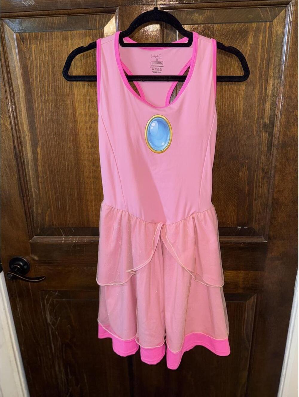 londyn co Star Princess - Peachy Princess Athletic Tulle Twirl Dress